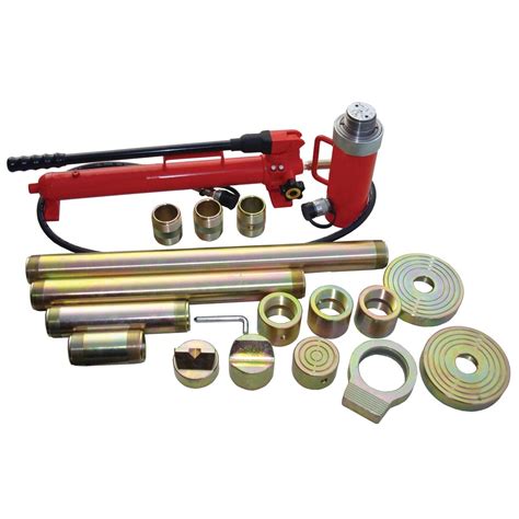 porto power metal box|Body & Frame Collision Repair Kit 20 Ton w Metal Case.